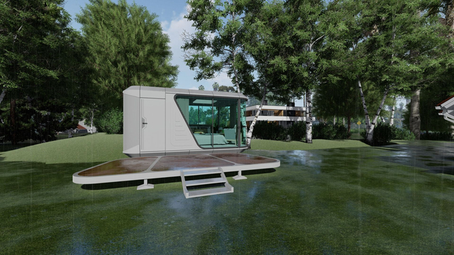 Wholesale China Fuqian Factory Prefab House Steel Structure Movable Hotel Modular Space Capsule House