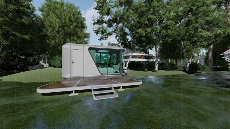 Wholesale China Fuqian Factory Prefab House Steel Structure Movable Hotel Modular Space Capsule House