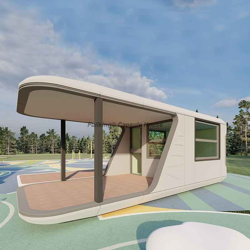Futuristic Space Capsule House for Modern Living Innovative Space Capsule House