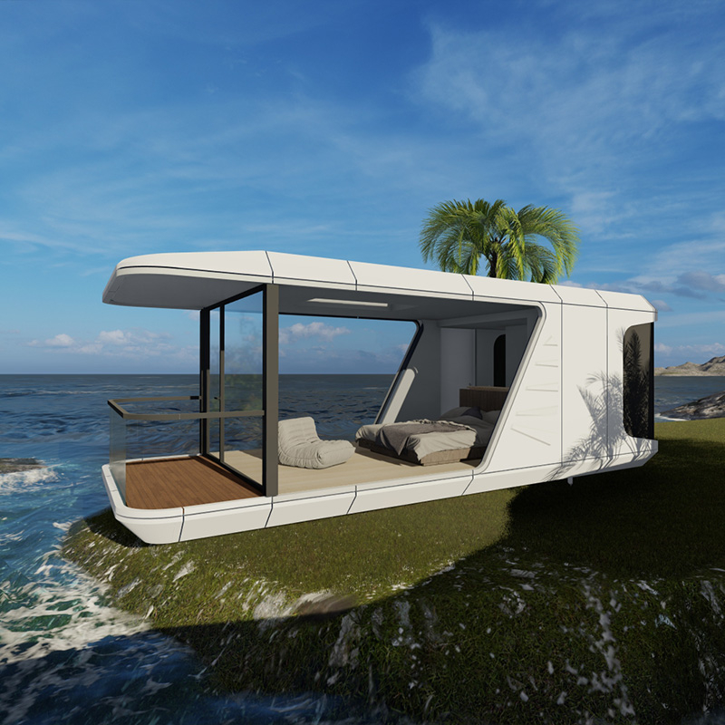 2024 New Design Tiny Mobile Capsule House Hotel Luxury Container Houses Factory Price