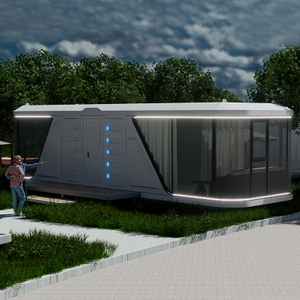 Customized Color Capsule Cabin House 1 Bedroom and 1 Livingroom Smart Capsule Housev