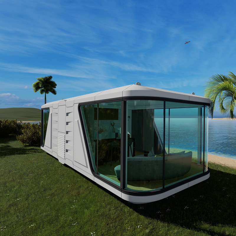 K7 capsule house 38sqm with a bed room a bathroom and a kitchen