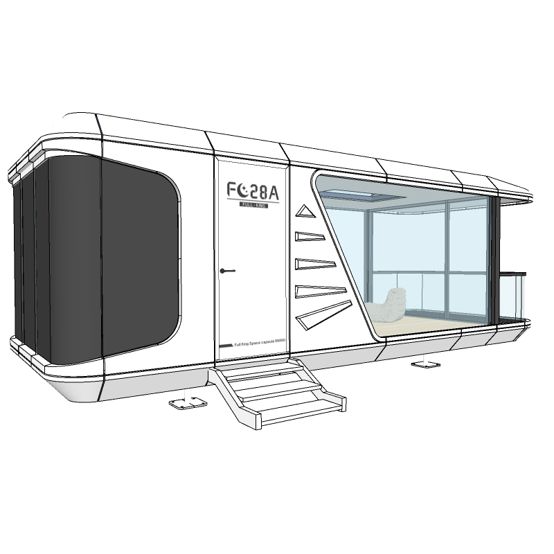 Outdoor Space design capsule house High-performance prefabricated modular living space dormitories for hotel building 