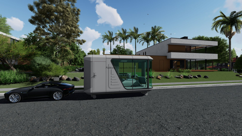 Wholesale China Fuqian Factory Prefab House Steel Structure Movable Hotel Modular Space Capsule House