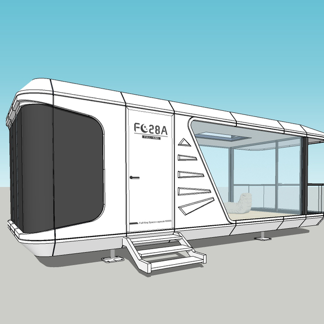 Outdoor Space design capsule house High-performance prefabricated modular living space dormitories for hotel building 