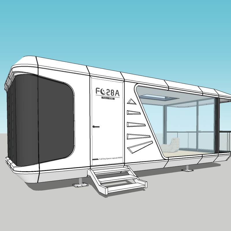 Outdoor Space design capsule house High-performance prefabricated modular living space dormitories for hotel building 