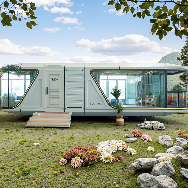 Customized Apple Cabin small house, mobile outdoor house, small studio, live streaming room, mahjong and card room based on pictures
