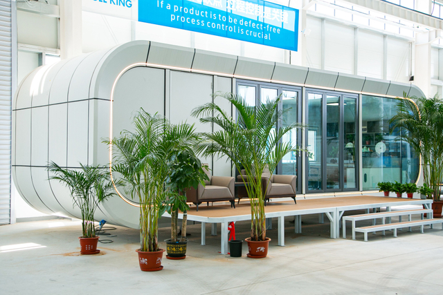 Prefabricated Apple Cabin Portable Mobile Modular Prefabricated Office Houses