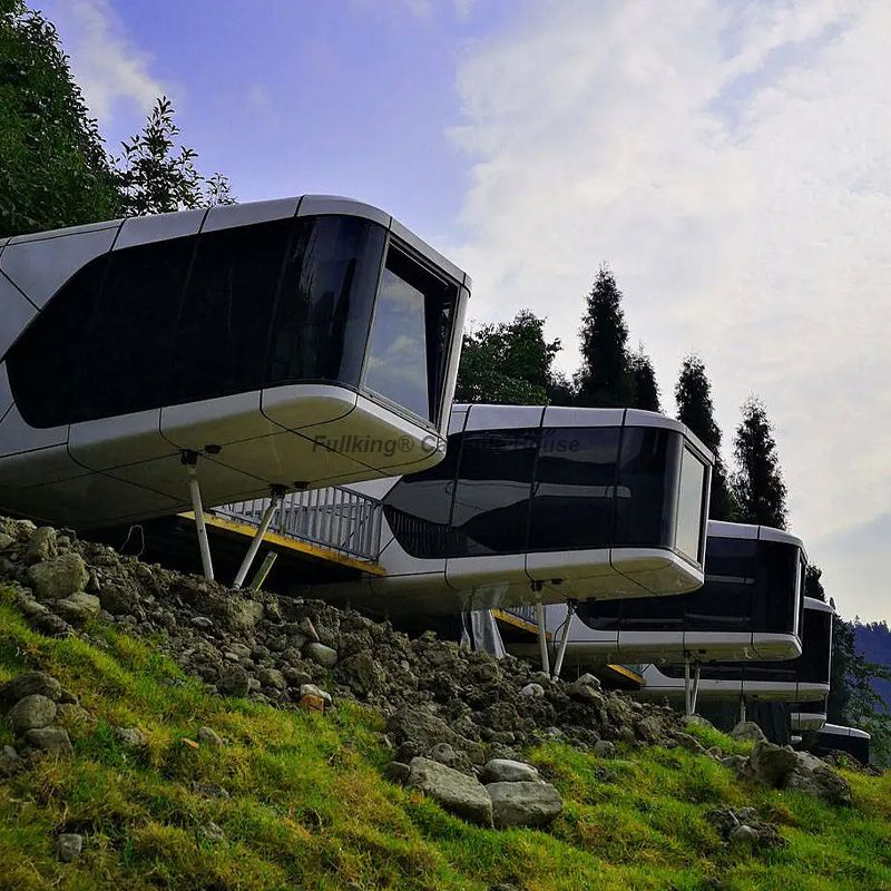 Space capsule house Tiny mobile home with best selling 