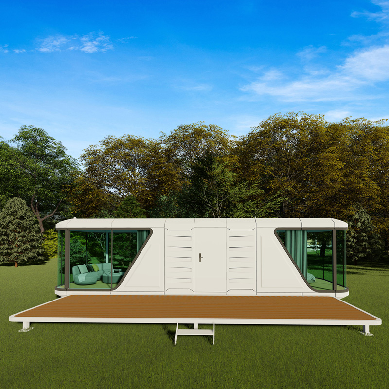 Smart Tiny Space Capsule House/home Mobile Cabin Houses Two Bedrooms with Kitchen 