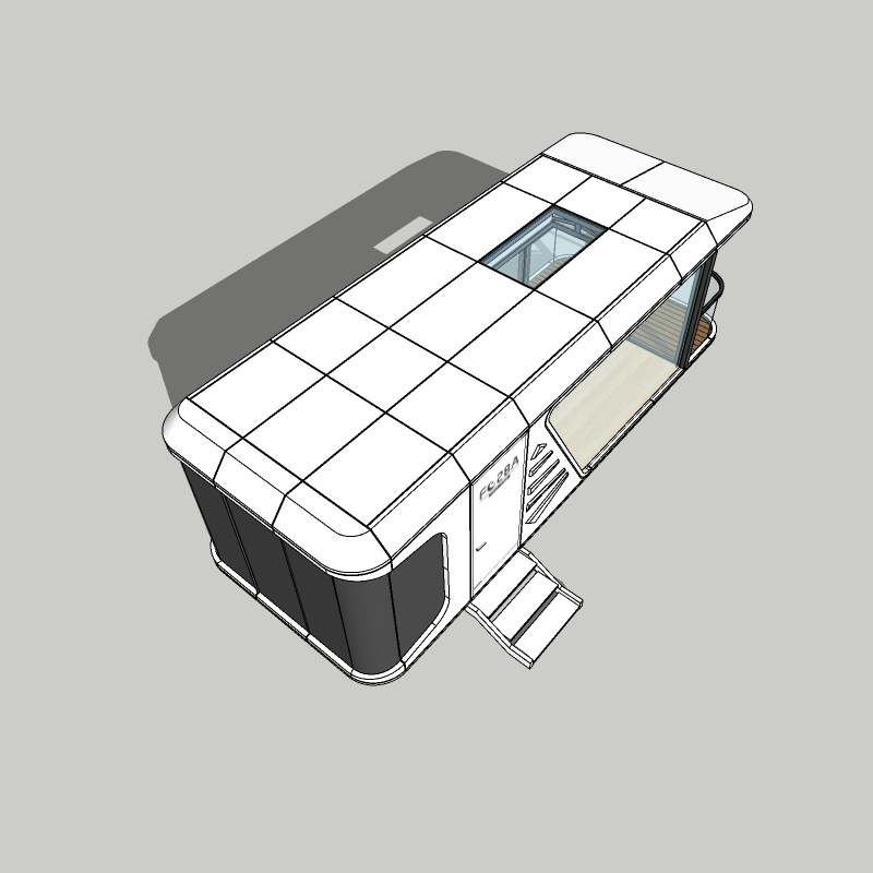 Outdoor Space design capsule house High-performance prefabricated modular living space dormitories for hotel building 