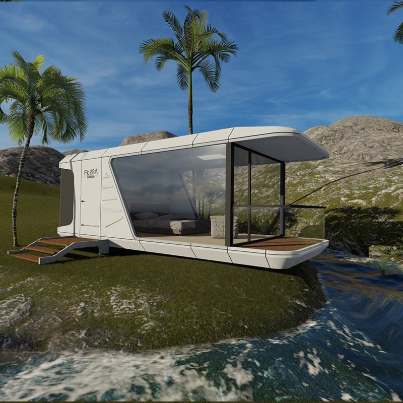 2024 New Design Tiny Mobile Capsule House Hotel Luxury Container Houses Factory Price
