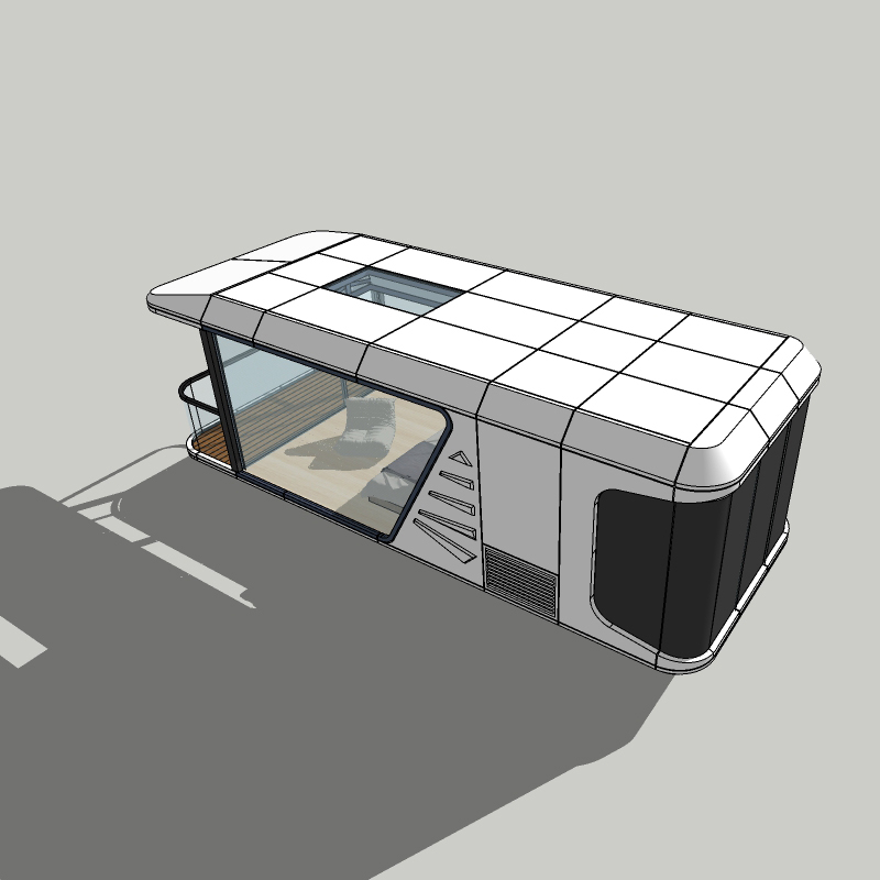 Outdoor Space design capsule house High-performance prefabricated modular living space dormitories for hotel building 