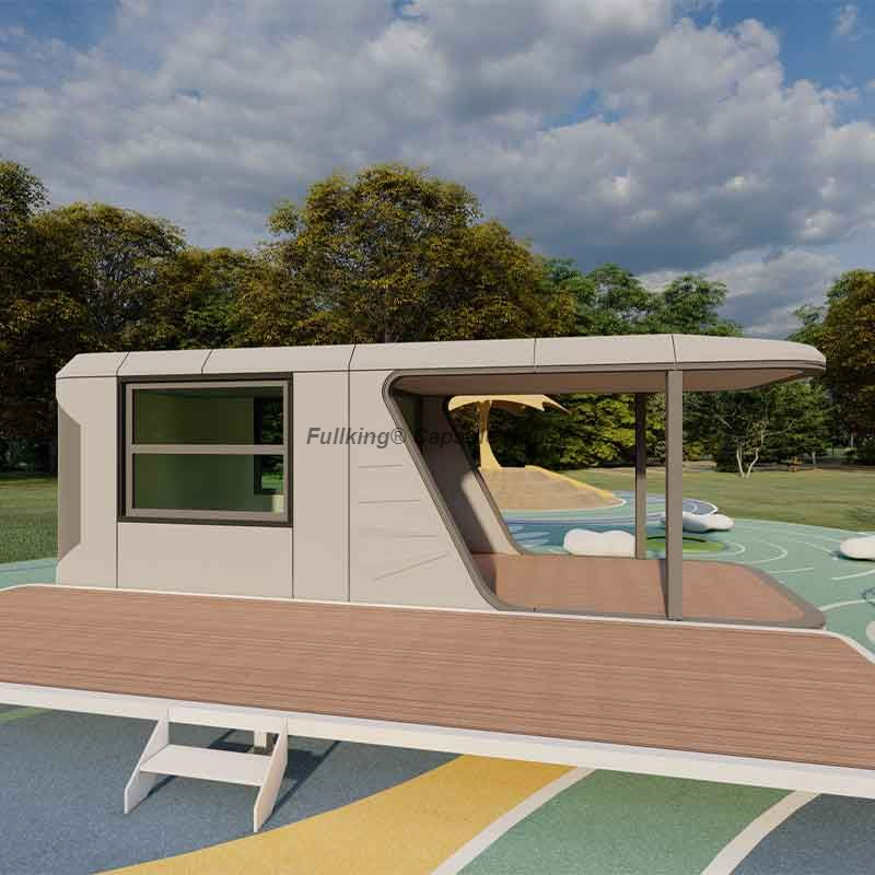 Futuristic Space Capsule House for Modern Living Innovative Space Capsule House