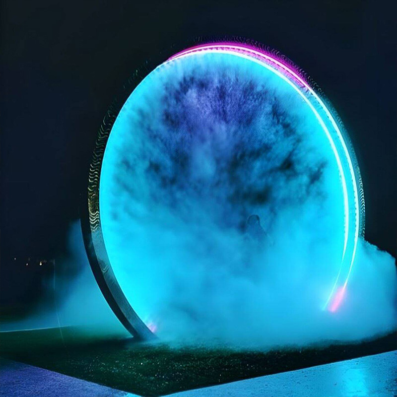 Outdoor Water Mist Fans And Mist Doors